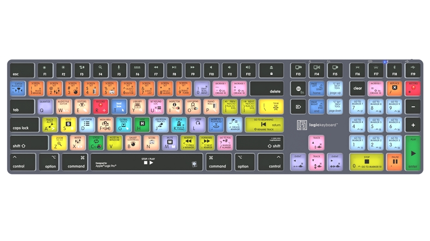 Apple Logic Pro X<br>TITAN Wireless Backlit Keyboard - Mac<br>